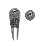 Miami Dolphins Ball Mark Repair Tool & Hat Clip Combo