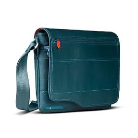 Be.ez - 101013 - Sac Bandouli�re en cotton tiss� pour MacBook Air 13" - Kingfisher