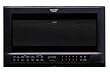 Sharp R-1210 1-1/2-Cubic-Foot 1100-Watt Over-the-Counter Microwave, Black