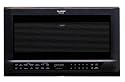 Sharp R-1210 1-1/2-Cubic-Foot 1100-Watt Over-the-Counter Microwave, Black