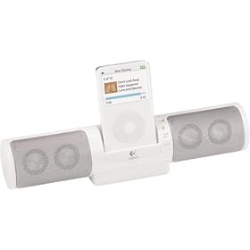 Logitech mm32 Portable Speakers for iPod - White by Logitech