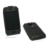 Apple iPhone 2G Designio Slim Leather Sleeve (Jet Black)