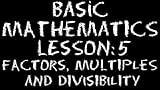 41S8A7rCT6L. SL160  The Video Math Tutor: Basic Math: Lesson 5   Factors, Multiples & Divisibility