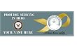 Navy Iraqi Freedom Bumper Sticker(Yellow Ribbon inset)
