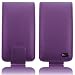 Purple Leather Flip Case Xylo-cover For The Apple Iphone 4 /