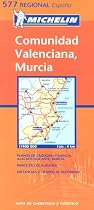 Comunidad, Valenciana, Murcia (Michelin Regional Maps)