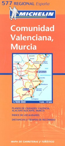 City Travel Guides Discounted  Books : Comunidad, Valenciana, Murcia (Michelin Regional Maps)
