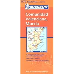 Comunidad, Valenciana, Murcia (Michelin Regional Maps)