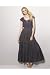 Newport News Jeanology Peasant dress