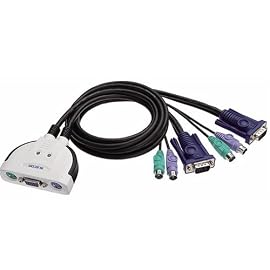 ELECOM PS/2パソコン切替器 KVM-KP2N