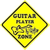 GUITAR PLAYER ZONE music instrument new sign