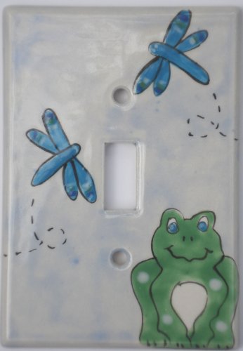 Ceramic Switch Plate Cover: Leap Frog