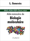 Aide-mémoire de biologie moléculaire