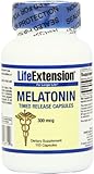Life Extension Melatonin Time Release 300mcg , 100 Capsule