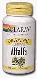 Solaray Organic Alfalfa 430 mg 100 Capsule