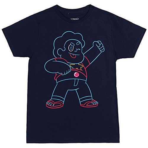 Steven Universe Belly Button Gem T-Shirt - Navy (X-Large)