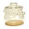 Simax Glass 2 qt. Madonna Crystal Cooking Pot with Cork Trivet