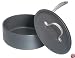 Calphalon Commercial Hard-Anodized 2-1/2-Quart Shallow Saucepan with Lid