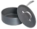Calphalon Commercial Hard-Anodized 2-1 2-Quart Shallow Saucepan with Lid