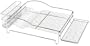 Amco Ultra Dish Rack Set, Chrome Plated