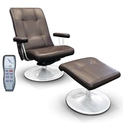 Massagestuhl / Sessel - Fernseh Relaxsessel mit Fu�hocker Leder
