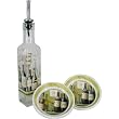 Chateau Margaux Dip set with Oil Bottle and 2 Dishes