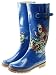 Couture Discount Damenstiefel Fashion Gummistiefel mit Fisch Tattoo (GST11)