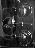 FLAMINGO LOLLY ON DISC Animal Candy Mold Chocolate