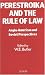 Book Perestroika and the Rule of Law: Soviet and Anglo-American Perspectives