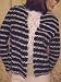$2700 New AKRIS Black White Woven Tweed Blazer / Jacket 10