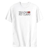 T-Shirt White Elegant Flag  Rio Claro  Trinidad And Tobago City