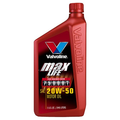 Valvoline VV161 MaxLife SAE 20W-50 High Mileage Motor Oil - 1 Quart (Case of 12)