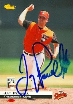 Jay Powell Autographed/Hand Signed Baseball Card (Baltimore Orioles) 1994 Classic #179