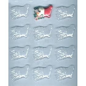 Bite Size Stocking Candy Molds by