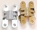Tools & Hardware : SOSS Invisible Hinge 4 5/8" Heavy Duty (Pair) Satin Brass 180 Degrees