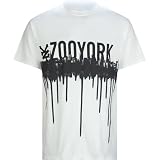 ZOO YORK Reflection Drips Mens T-Shirt - White