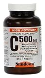 Sundown Vitamin C, 500 mg, 250 Tablets (Pack of 3)