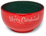 DII Merry Christmas Ceramic Mixing Bowl