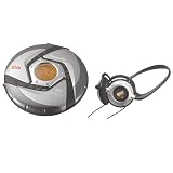 Panasonic SW967 Shockwave Water-Resistant Portable CD / MP3 Player with D.Sound Technology (Silver)