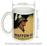 Vintage WWii German Army Propaganda COFFEE MUG Waffen Ss