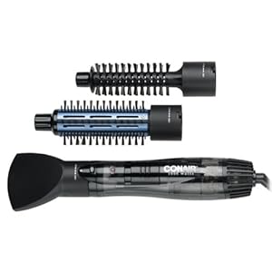 Conair BC171NCS Ceramic Ionic Hot Air Brush Black 1.25 Inch
