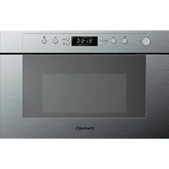 Bauknecht EMSP 9238 PT Einbau-Mikrowelle / 22 L  / 750 W  / Edelstahl / Rapid-Defrost / Dampfgaren