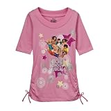 Girls' High School Musical 3/4 Sleeve Side Cinch Top - Pink