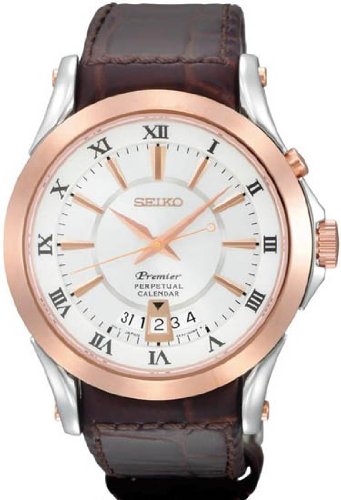 Seiko Premier Rose Gold-tone Mens Watch Snq126 Seiko Premier Rose Gold-tone Mens Watch Snq126
