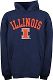 Illinois Fighting Illini Youth Navy Tackle Twill Hooded Sweatshirt