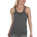 Xhilaration Hardware Gray Braided Tank - S