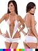 Sexy One Piece V Front Romper Swim Suit - ONE SIZE