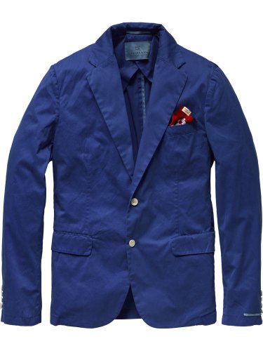 Scotch & Soda Herren Sakko 12010230020 - Blazer - bright washed blazer, Gr. 52 (XL), Blau  Preisvergleich