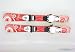 Yuki Lil Flake Kids Shape Snow Ski with Mounted Binding