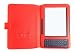 Navitech Red Premium Leather Flip Carry Case For The Amazon Kindle Keyboard / 3G & Mini In Car USB Charger